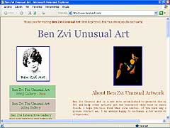 Ben Zvi, unusual art